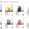 Colorful tumbler glass