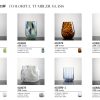 Colorful tumbler glass