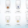 3D Double glass cup