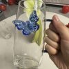 3D Double glass cup