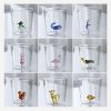 3D Double glass cup